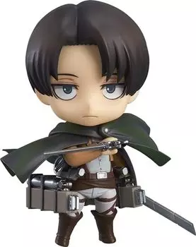 Nendoroid Attack on Titan Леви окрашенная подвижная фигурка перепродажа немасштабная ABS&PVC