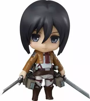 Nendoroid Attack on Titan Микаса Акерман окрашенная подвижная фигурка Вторичная перепродажа Немасштабная ABS&PVC