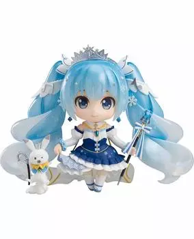 Nendoroid Character Vocal Series 01 Hatsune Miku Snow Miku Snow Princess окрашенная подвижная фигурка Ver. Немасштабируемый АБС и ПВХ