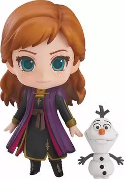Nendoroid Disney Frozen 2 Анна Дорожное Платье Ver. Немасштабная окрашенная подвижная фигурка из АБС и ПВХ G12221