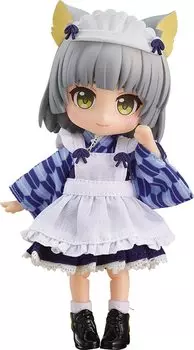 Nendoroid Doll Cat Ear Maid Yuki Painted Movable Figure G12365 Non-scale ABS&PVC