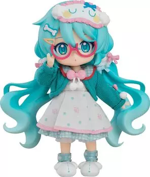 Nendoroid Doll Character Vocal Series 01 Hatsune Miku Hatsune Miku Home Coordination Cloth Magnet Plastic Painted Movable Figure Ver. Немасштабируемый & &