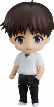 Nendoroid Evangelion Новая Театральная Версия Синдзи Икари Пластиковая Раскрашенная Подвижная Фигурка Перепродажа Немасштабная