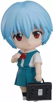 Nendoroid Evangelion Rebuild of the Movie Rei Ayanami Немасштабная подвижная фигурка из ABS и ПВХ, окрашенная