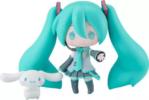 Nendoroid Hatsune Miku x Cinnamoroll Hatsune Miku Cinnamoroll Collaboration пластиковая окрашенная подвижная фигурка Ver. Немасштабируемый