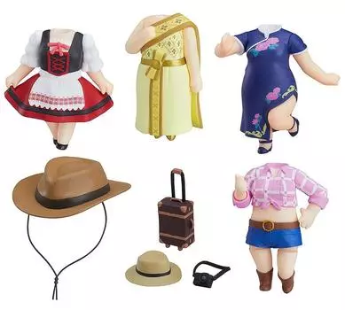 Nendoroid More Love Dress Up WORLD Изображение девушки Раскрашенная торговая фигурка Коробка из 5 штук Live! Солнечный свет!! Vol.2 Немасштабируемый АБС и ПВХ
