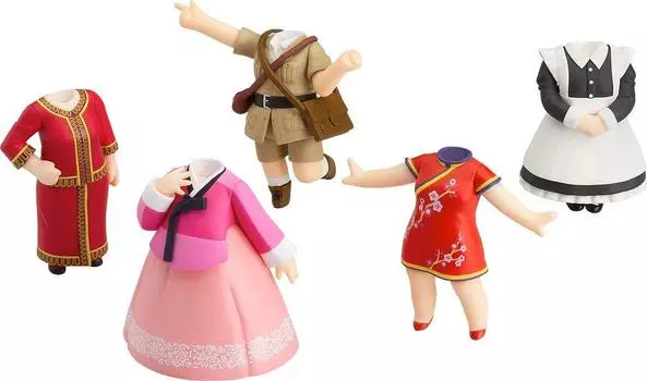 Nendoroid More Love WORLD Image Girl Торговая фигурка Коробка из 5 штук Live! Солнечный свет!! Dress-up Vol.1 Немасштабируемый ABS&PVC Предварительно окрашенный