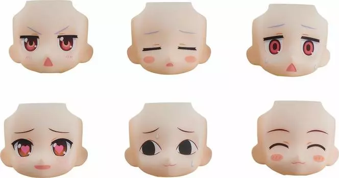 Nendoroid More Non Non Biyori Nonstop Swap Face ПВХ окрашенные торговые фигурки коробка из 6 штук не масштабные