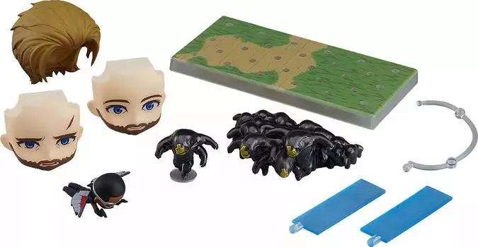 Nendoroid More War Captain America Extension Set окрашенная подвижная фигурка Мстители/Бесконечность немасштабируемая ABS&PVC