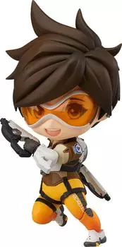 Nendoroid Overwatch Tracer Classic Skin Edition Painted Movable Figure Non-scale ABS&PVC