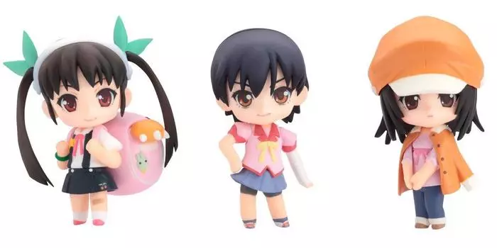 Нендороид Petit Bakemonogatari Set Часть 3 окрашенный подвижный (Немасштабная фигурка из АБС и ПВХ)