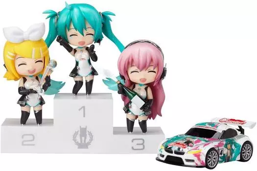 Nendoroid Petit Racing Miku Set окрашенный подвижный 2011ver. (Немасштабная фигурка из АБС и ПВХ)
