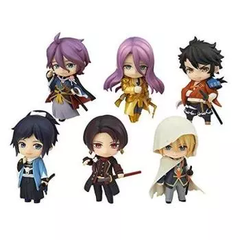 Нендороид Petit Touken Ranbu Unit 1 GSC Online Первая поставка Нендороидный пьедестал Меч Набор из 6 типов включен Окрашенная подвижная фигурка -ОНЛАЙН-