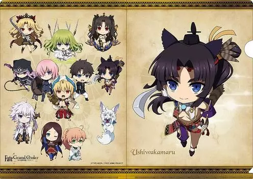 Nendoroid Plus Order Absolute Demonic Babylonia Clear File Ushiwakamaru Fate/Grand Front