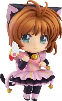 Nendoroid Sakura Kinomoto Kuroneko Maid Coordination Painted Complete Figure Co. Немасштабируемый АБС и ПВХ