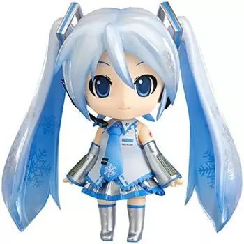 Nendoroid Snow Miku Sapporo Snow Festival Wonder Festival 2010 Зима 100 мм ABS ПВХ окрашенная подвижная фигурка Прибл.. (не масштабный) & серебряный