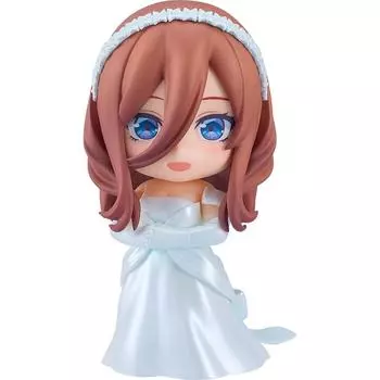Nendoroid The Quintessential Quintuplets Мику Накано Свадебное платье Ver. Немасштабная подвижная фигурка, раскрашенная пластиком