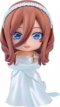 Nendoroid The Quintessential Quintuplets Мику Накано Свадебное платье Ver. Немасштабная подвижная фигурка, раскрашенная пластиком