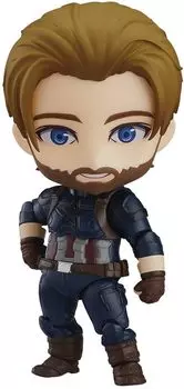 Nendoroid War Captain America Infinity Edition DX окрашенная подвижная фигурка Avengers/Infinity Ver. Немасштабируемый АБС и ПВХ