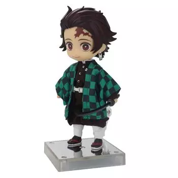 Нендороидная кукла Demon Kimetsu no Yaiba Tanjiro Kamado, раскрашенная подвижная фигурка G12650 Slayer, немасштабируемая АБС и ПВХ