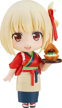 Нендороидная солодка Recoil Chizuku Nishikigi Cafe Licolico Uniform Ver. Немасштабная подвижная фигура, раскрашенная из пластика.