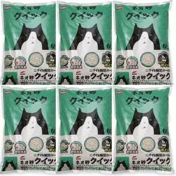 Neo Lulife Neo Litter Quick cat litter 6L 6 bags set in Toilet-flushable (sold case)