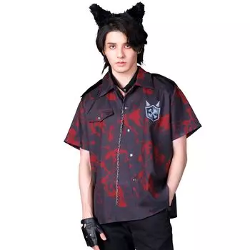 Neo Zombie Косплей Хэллоуин Волк Полиция Черный [Прозрачный Камень] Мужской