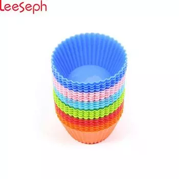 Необходима выпечка, 24 упаковки, круглая силиконовая форма для торта, чашки для маффинов, форма для мыла, формы для пудинга и желе