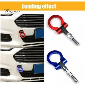 Необходимая износостойкая легкая поставка кольца для прицепа переднего бампера для прицепа EU Plug серебряный