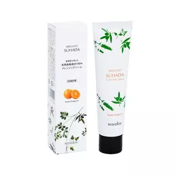 необходимо смыть ваш натуральный очищающий бальзам NISHIKIN Brilliant Suhada Botanical [Без лица! Средство для снятия макияжа. Высоко увлажняющее, 100% ингредиентов.