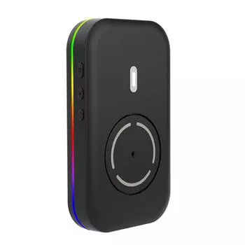 Необнаружимое устройство для перемещения мыши Jiggler RGB Ультратонкая мышь Переключатель ВКЛ/ВЫКЛ Шейкер для мыши Не требуется программное обеспечение/без драйверов Поддерживает работу ПК