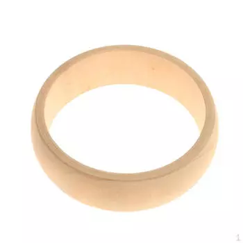 Необработанный деревянный браслет для изготовления ювелирных изделий с резьбой и росписью 22 мм