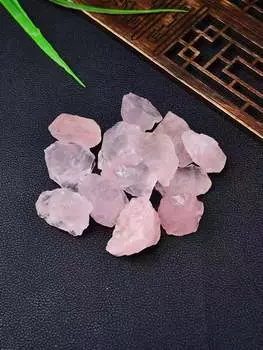 Необработанный розовый кварц AAA+, целебный кристалл, резьба, фонтанный камень, украшение, полировка, упаковка, Рейки и колдовство