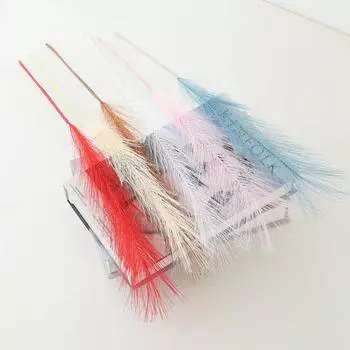 Необычная имитация пампасной травы, декоративная реалистичная опора для фотографий синий