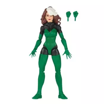 Необычная коллекционная фигурка Marvel Legends Series с двумя 6-дюймовыми аксессуарами Rogue и X-Men. белый