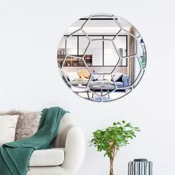 Необычная настенная водонепроницаемая наклейка, блестящая, без заусенцев S 5 серебряный