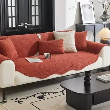 Необычная пушистая диванная подушка в кремовом стиле, зимняя плюшевая нескользящая тканевая подушка, зимняя подушка 70*70cm