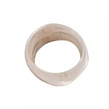 Необычное кольцо на руку Широкие массивные браслеты Преувеличенные геометрические браслеты Женские StyleC-White