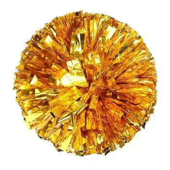 Необычные чирлидеры с помпонами для клуба, спортивные принадлежности, черлидинг, бал, танцевальная вечеринка, декоратор золотой