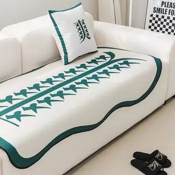 Необычные диванные подушки на все времена года, синель, новый нескользящий прямой чехол для дивана специальной формы, тканевое полотенце 70*70cm