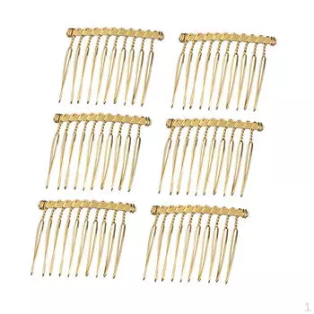 Необычные DIY металлические заколки для волос, расчески, свадебная фата для женщин золотой