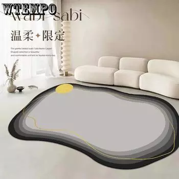 Необычные ковры для гостиной, цветные блоки, ковер у кровати в спальне, минималистичные ковры для украшения дома, мягкий балконный ковер 80cm * 120cm