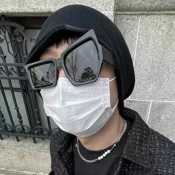 Необычные квадратные солнцезащитные очки для мужчин, брендовый дизайн, индивидуальные солнцезащитные очки в стиле хип-хоп, уличная одежда, забавные очки