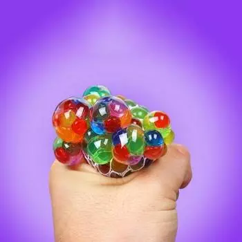 Необычные мягкие сетчатые шарики для снятия стресса, ручная игрушка-непоседа, сенсорная забавная игрушка, игрушка для аутизма 1Pcs