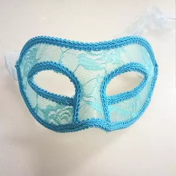 Необычные однотонные вечерние наглазники ручной работы в венецианском вечернем стиле для выпускного вечера, аксессуары для лица One Size белый