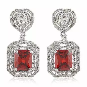 Необычные серьги Estele с покрытием из розового золота для девочек и женщин