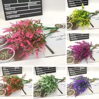 Необычный искусственный цветок Прочный Простой в уходе Устойчивый к атмосферным воздействиям розы красного