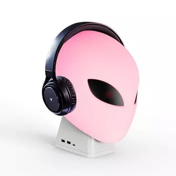 NEOCADE RGB Подставка для наушников Игровой атмосферный свет Режим ритма музыки 8-цветная подсветка Многофункциональная настольная подставка для гарнитуры Порт быстрой зарядки USB