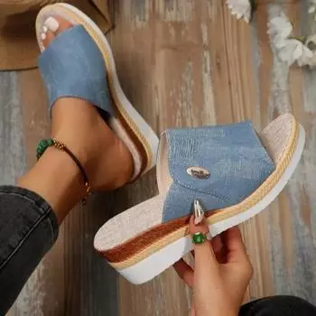 Неофициальные сандалии с платформой де кунья для женщин, туфли из искусственной кожи, комоды, примавера и верано на платформе 37