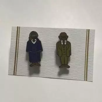 Неофициальный металлический значок Шерлока Холмса